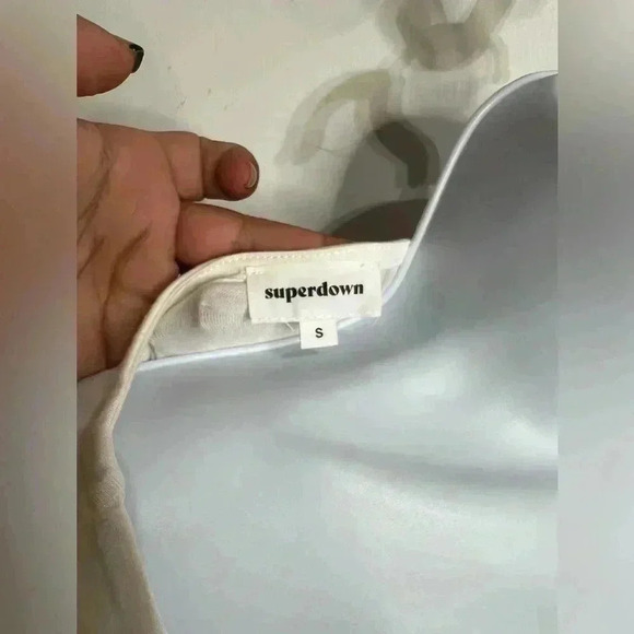 Revolve Superdown Cross Front Top Size Small - Picture 4 of 5